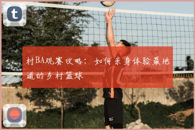 村BA观赛攻略:如何亲身体验最地道的乡村篮球